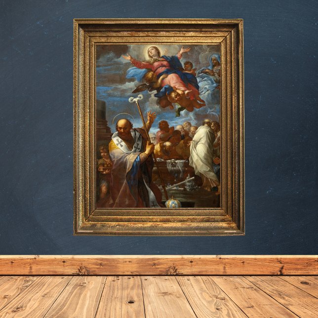 Poster Presunção da Virgem Giovanni Battista Lenardi (Assumption of the Virgin Giovanni Battista Lenardi Wall Art)