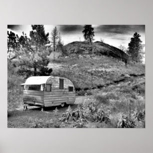 Poster Presunto enlatado Shasta de B&W 56