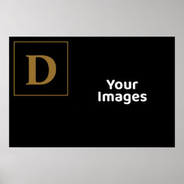 Poster Preto com exibição de fotos inicial da família Dou