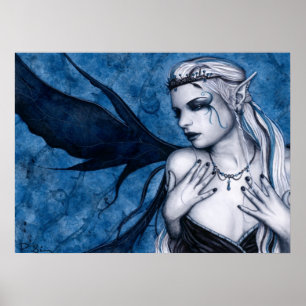 Poster preto da tiara