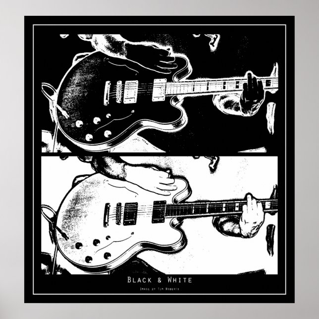 Poster Preto e Branco (Frente)