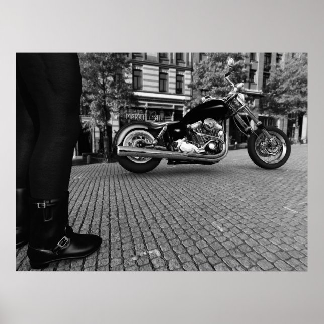 Póster Preto e Branco) - GRANDE (Frente)