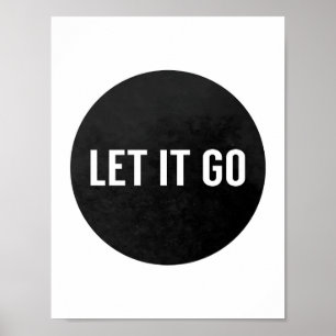 Poster Preto e branco inspirados deixaram-no vão