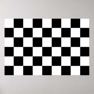 Poster Preto e branco verificados