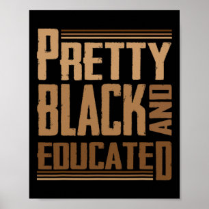 Poster Preto E Educado Eu Sou A Rainha Africana Forte