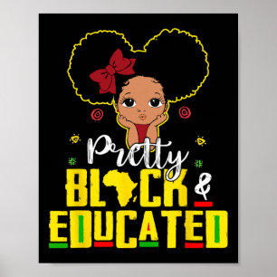 Poster Preto E Educado Sou A Rainha Africana Forte G