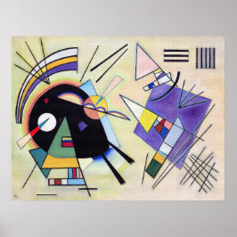 Poster Preto e Violeta - Kandinsky
