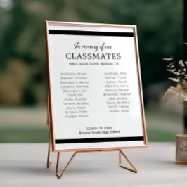 Poster Preto Em Memória Do Memorial Da Reunião Dos Nossos