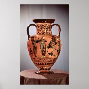 Póster Preto-figura grega amphora