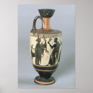 Póster Preto-figura lekythos do sótão