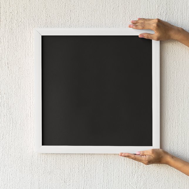 Póster Preto sólido (Criador carregado)