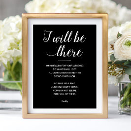 Poster Preto Vou Lá Salvar Um Casamento De Assento.