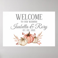 Pretty Fall Pumpkins Bouquet Wedding