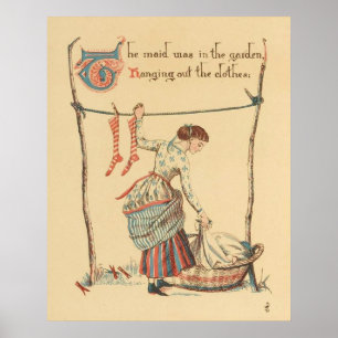 Poster Pretty Vintage Lady