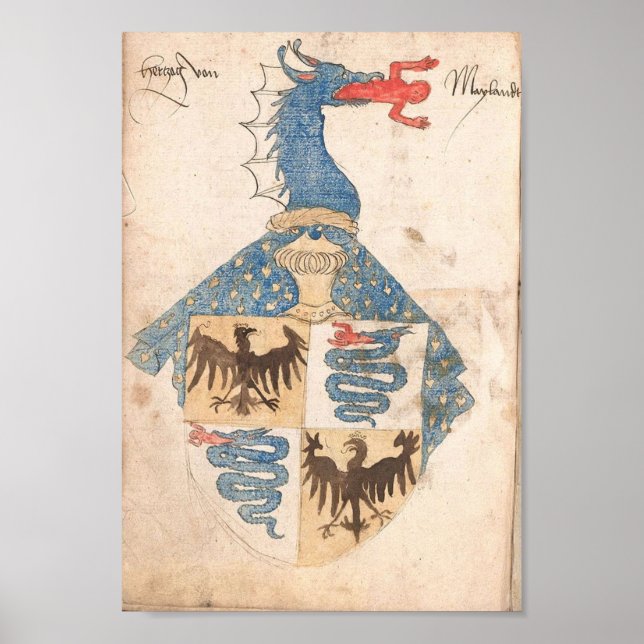 Poster Preussens Wappen 03 (Frente)