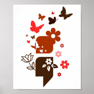 Poster Prevenção à Consciência do Suicídio Semicolon Cura