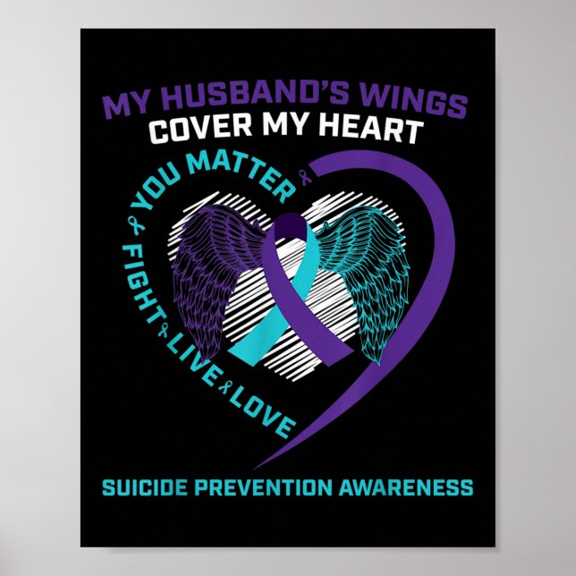 Poster Prevenção à Consciência Suicida Marido Oferece Amo (Frente)