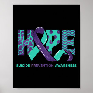 Poster Prevenção ao Suicídio Sensibilização Esperança Fit