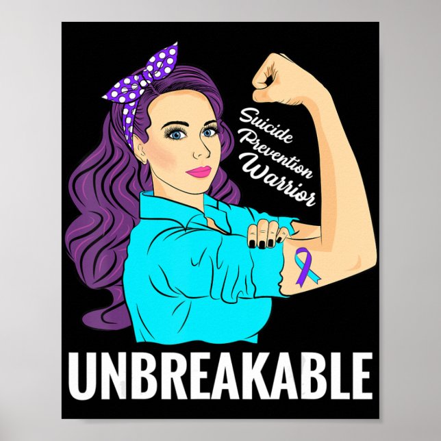 Poster Prevenção ao suicídio Sensibilização para a Guerra (Frente)