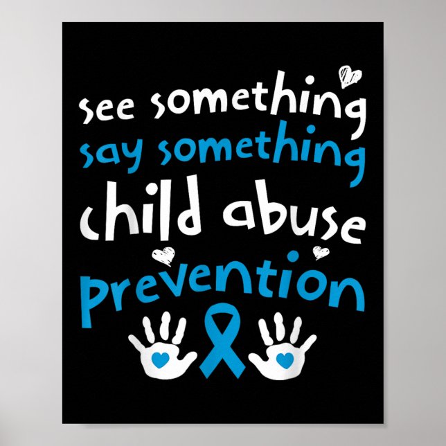 Poster Prevenção contra o abuso de crianças - Friso - Sen (Frente)