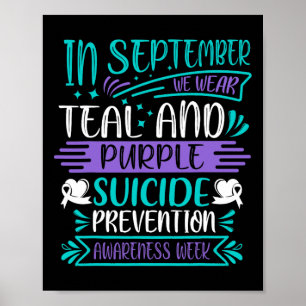 Poster Prevenção de Consciência Suicida setembro Vestimos