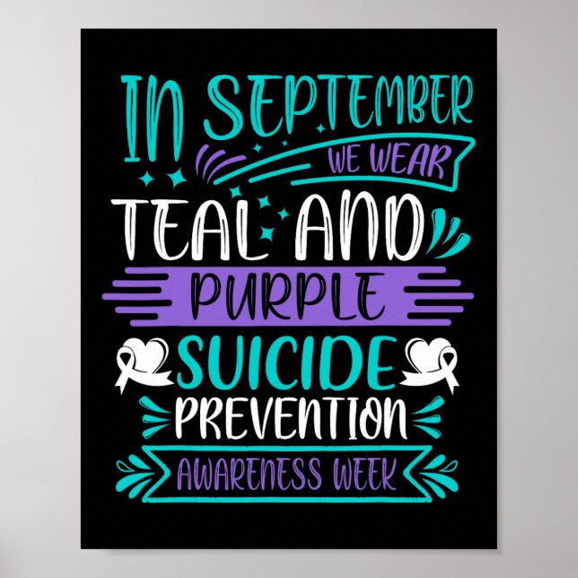Poster Prevenção de Consciência Suicida setembro Vestimos (Frente)