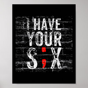 Poster Prevenção De Suicídio A Semicolon Tenho Os Seus Se