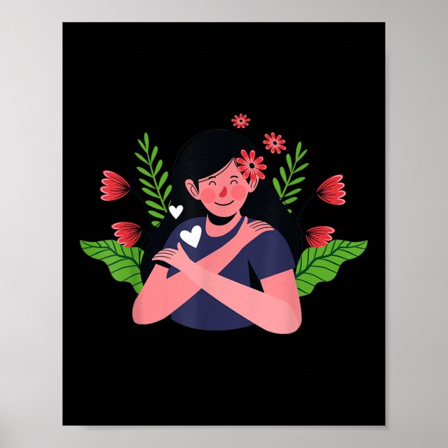 Poster Prevenção de Suicídio - Conscientização sobre Saúd (Frente)