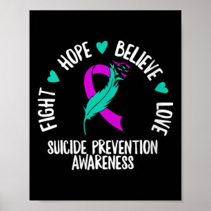 Poster Prevenção do Suicídio Conscientização Saúde Mental