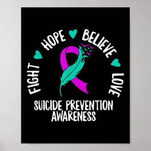 Poster Prevenção do Suicídio Conscientização Saúde Mental