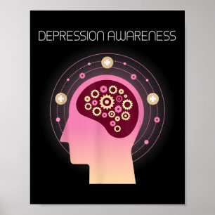 Poster Prevenção do Suicídio - Conscientização sobre Saúd