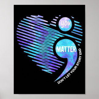 Poster Prevention awareness don't let story end heart
