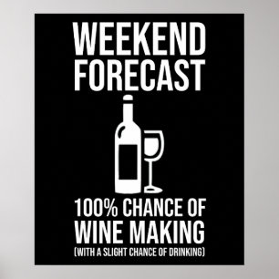 Poster Previsão de Fim de Semana - 100% de Chance de Prod