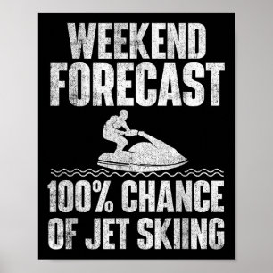 Poster Previsão de Fim de Semana Jet Ski - Férias de Aman