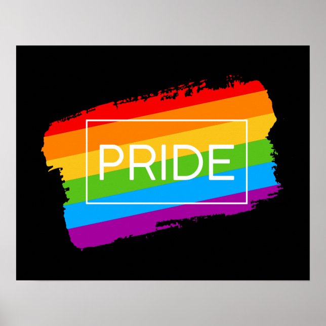 Poster Pride BrushAVC Rainbow (Frente)
