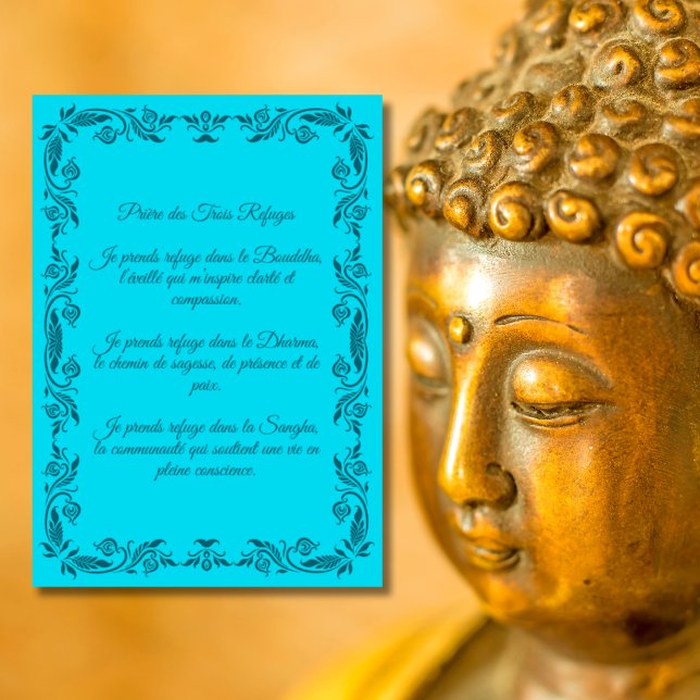 Poster Prière Refuges Trois Joyaux – Version Adulte (Criador carregado)
