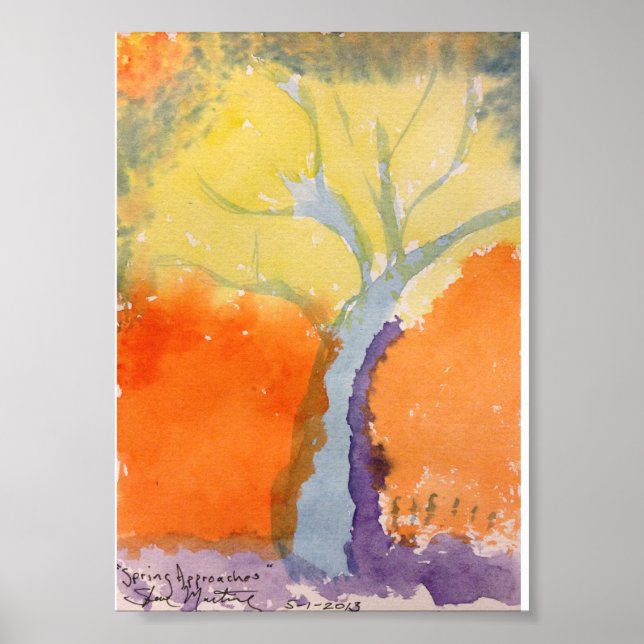 Poster Primavera Abordagens (Frente)