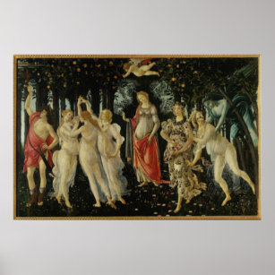 Poster Primavera / Alegoria de Primavera por Botticelli