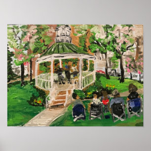 Poster "Primavera at Wes Point Park", por Willowcatdesign