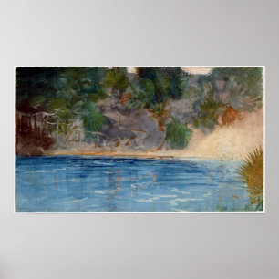 Poster Primavera azul de Winslow Homer, Florida