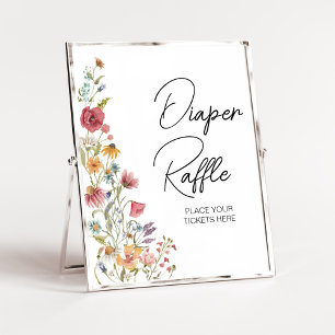 Poster Primavera Baby in Bloom Chá de fraldas Raffle