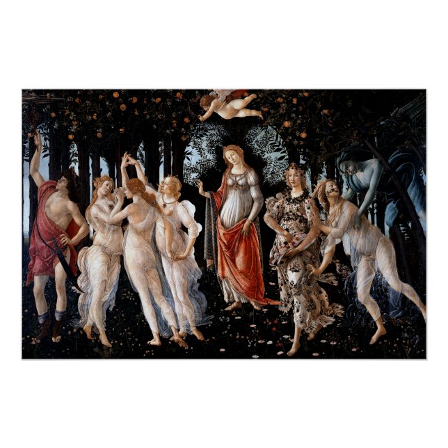 Póster Primavera Botticelli (Frente)