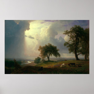 Poster Primavera da Califórnia por Albert Bierstadt