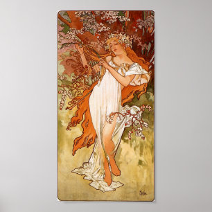 Poster Primavera de Alfons Mucha