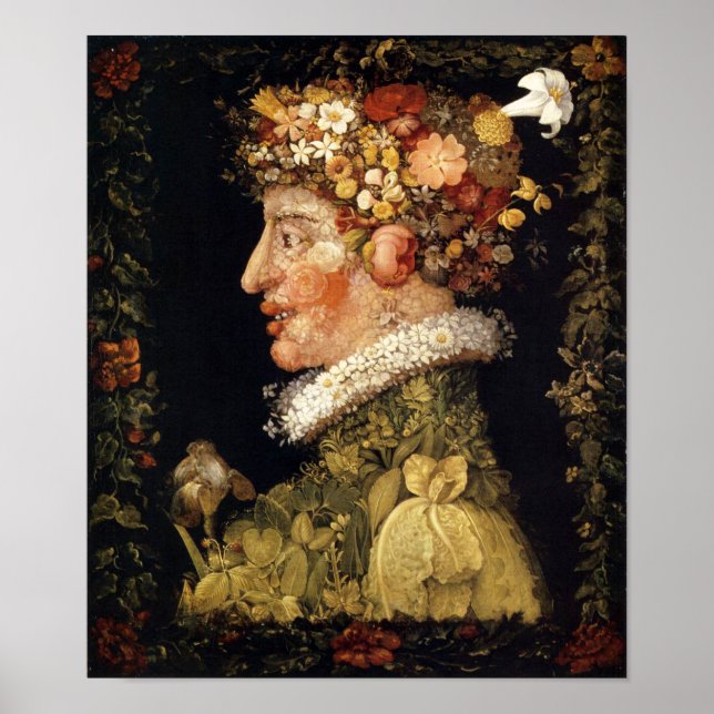 Póster Primavera de Arcimboldo (Frente)