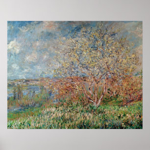 Poster Primavera de Claude Monet  