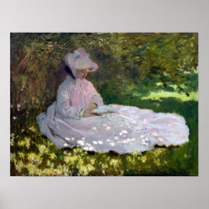 Poster Primavera de Claude Monet