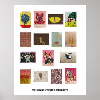 Poster Primavera de troca ATC 2023 - Crianças