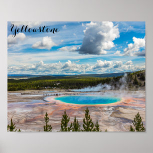 Poster Primavera do Parque Nacional Yellowstone