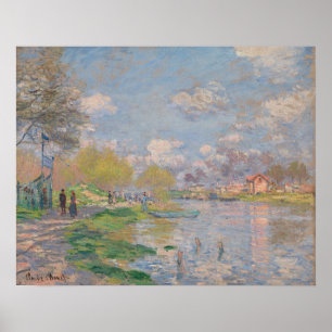 Poster Primavera do Sena por Monet Impressionist